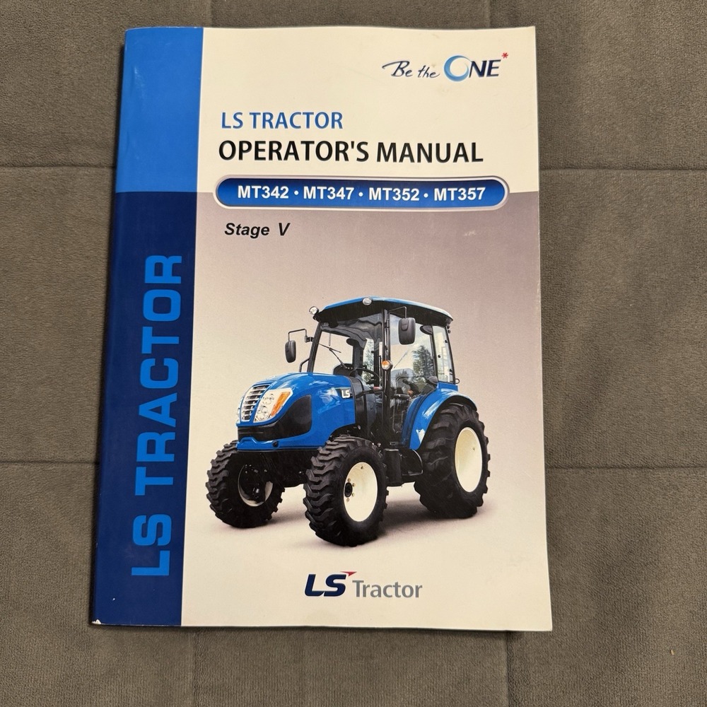 LS Tractor MT342 MT347 MT352 MT357 Operator's Manual Stage V OEM